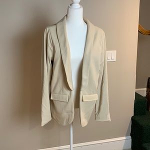 Cream blazer